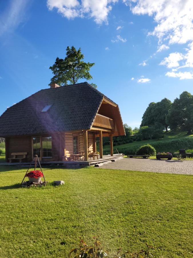 Brivdienu Maja Ar Pirti "Strautkalni" Ieriki Bagian luar foto